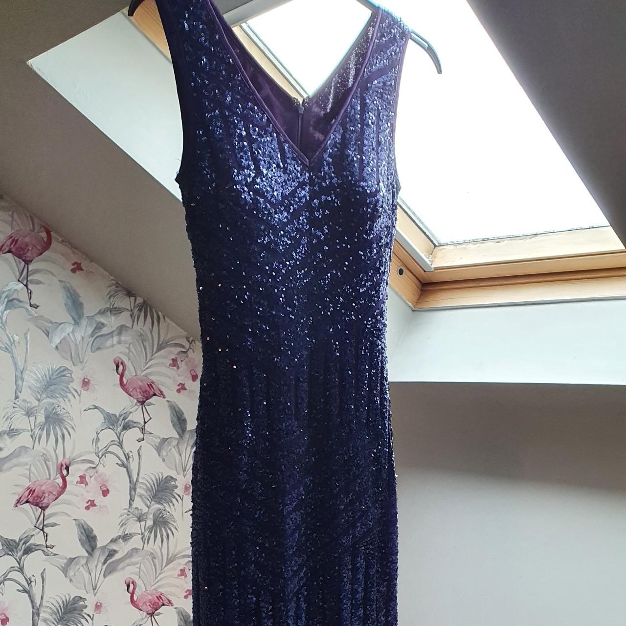 Quiz Women's Purple Dress Depop