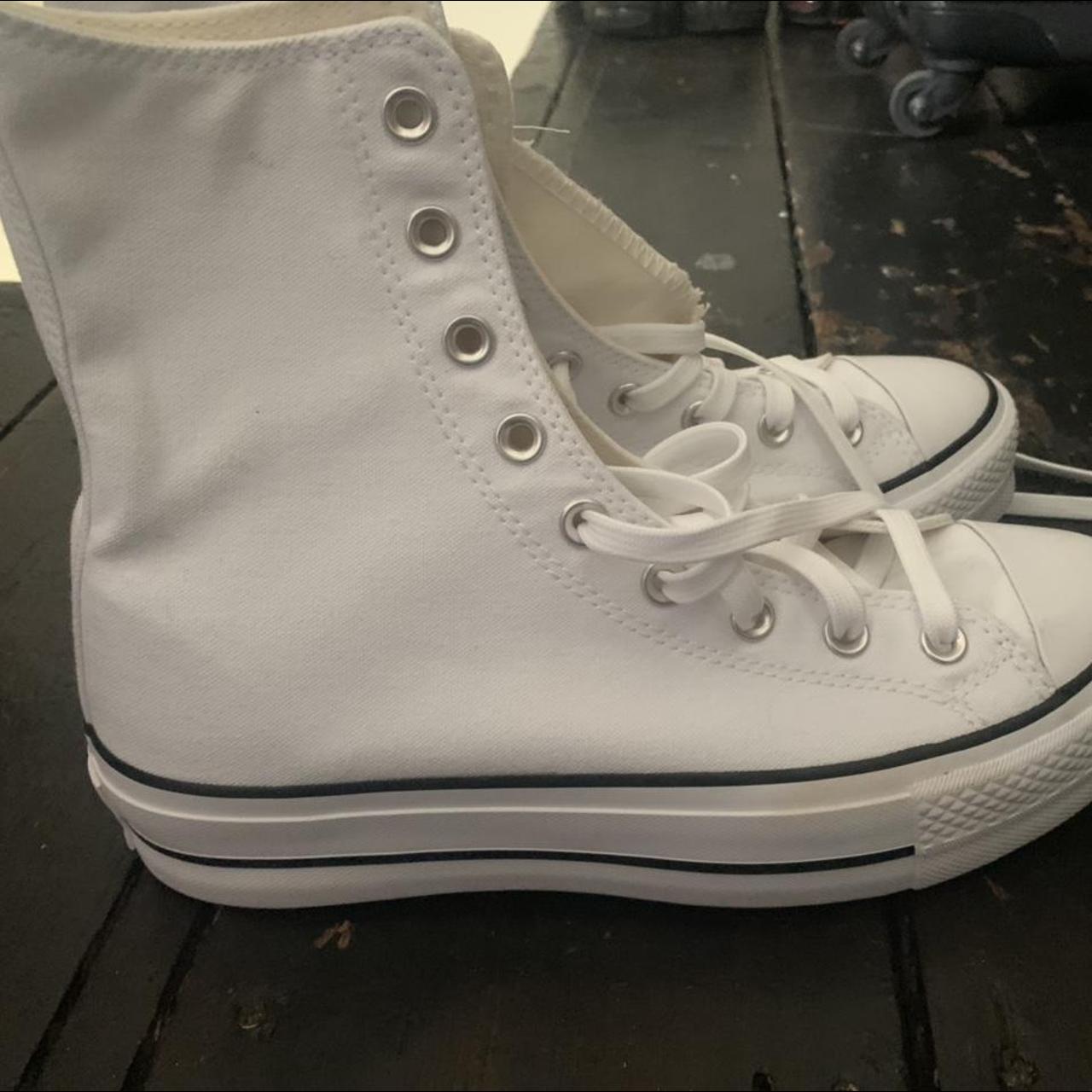 Never been worn platform converse... Depop