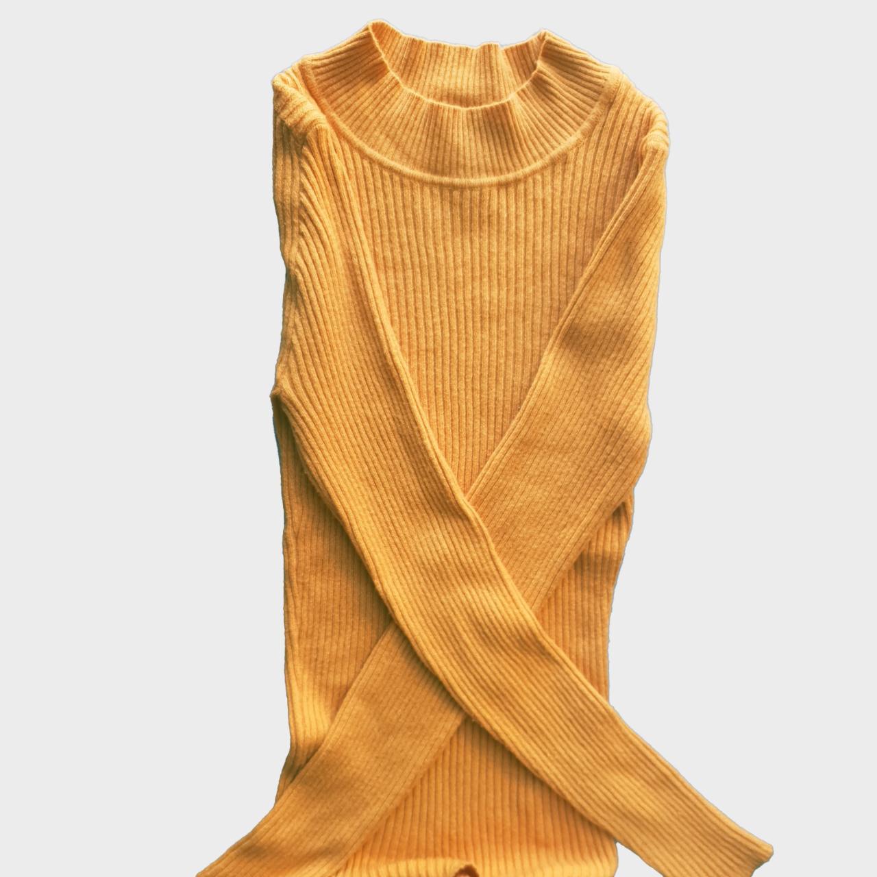 Primark Women's Yellow and Orange Sweatshirt (2)