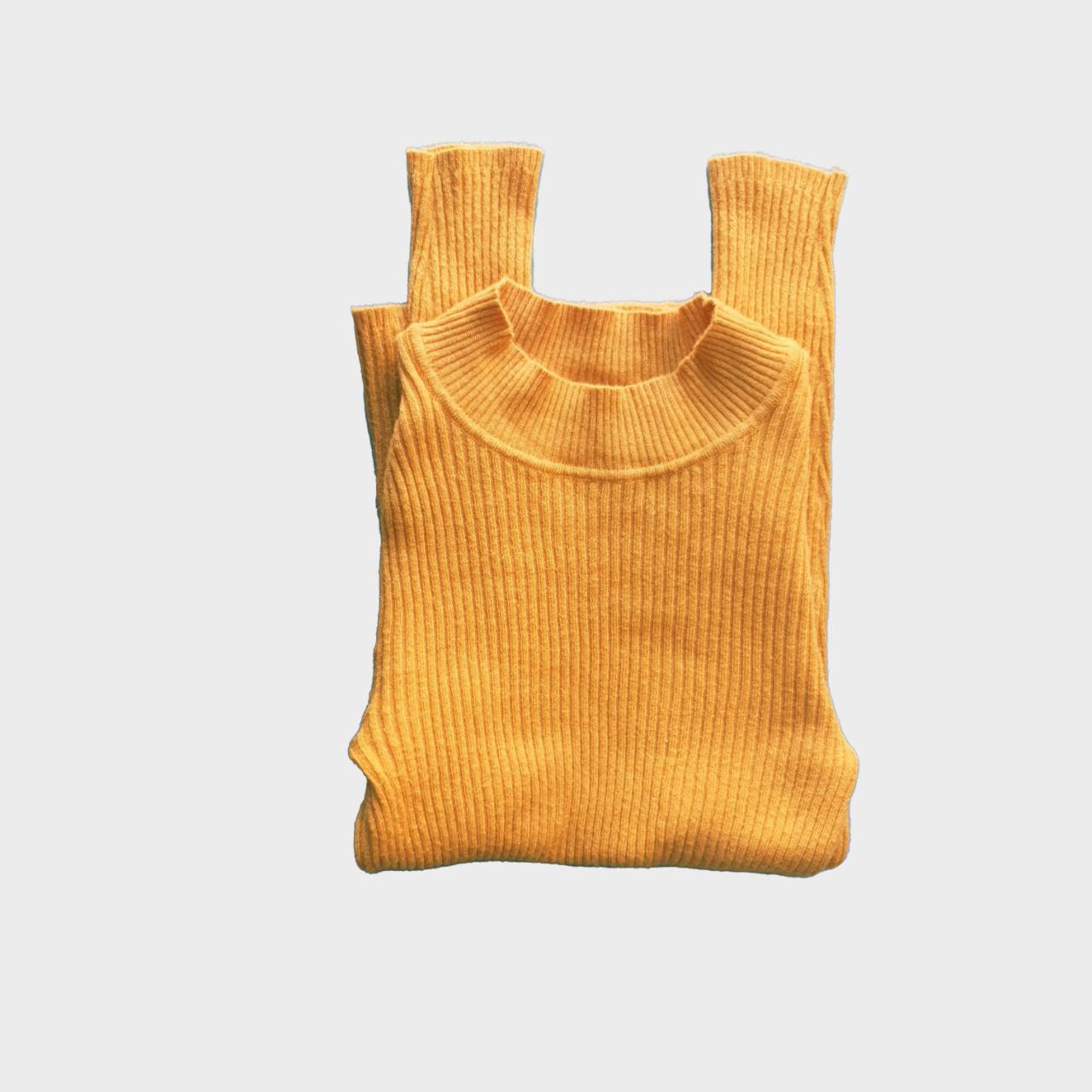 Primark Women's Yellow and Orange Sweatshirt