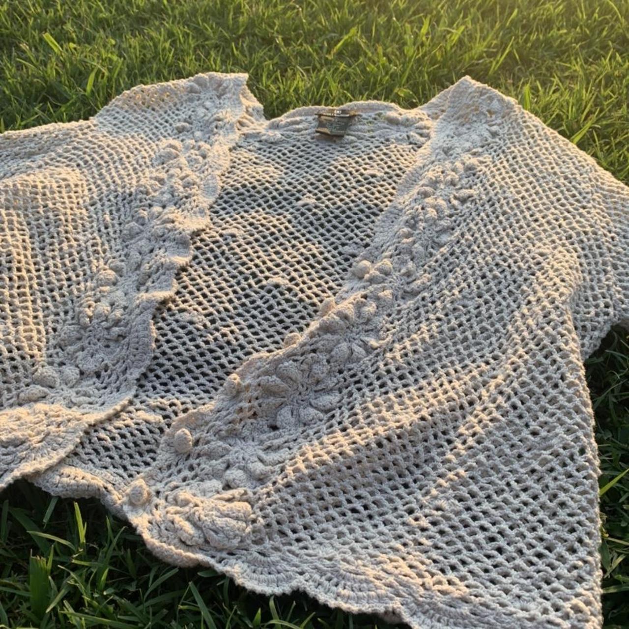 Product Image 2 - Vintage lace net cardigan with