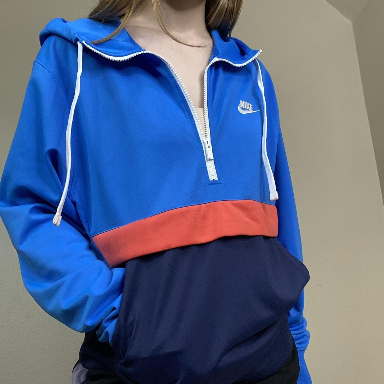 nike colorblock quarter zip