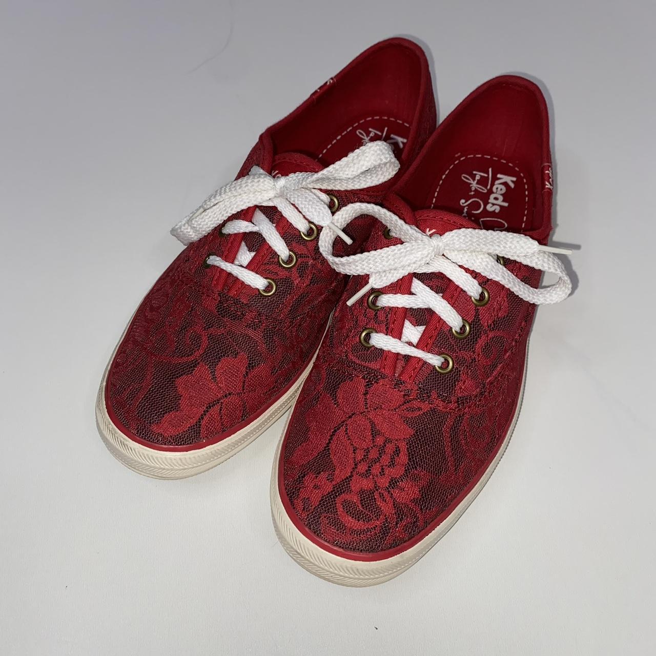 red sequin keds