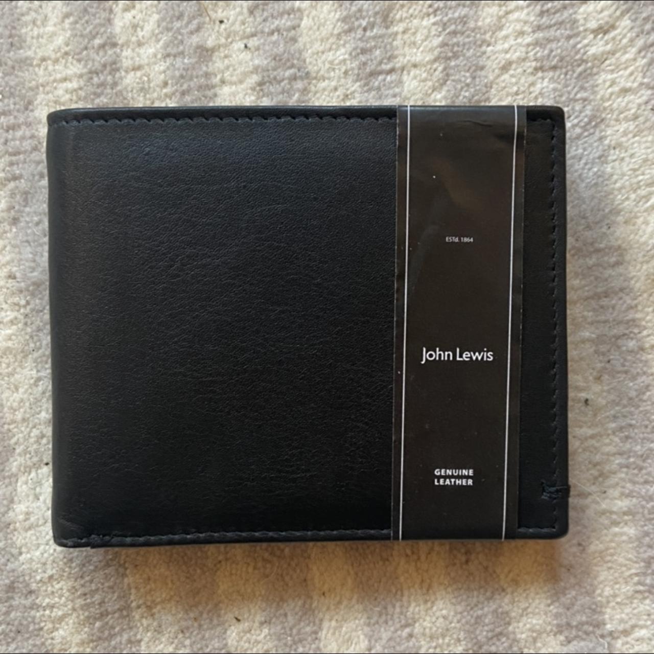 John Lewis bifold genuine leather wallet Brand new... - Depop