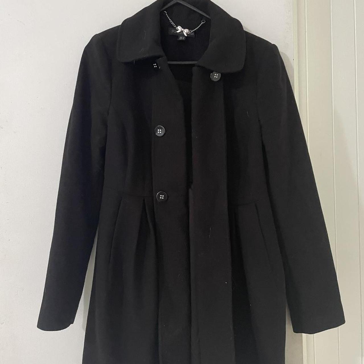 Forever New Women's Black Coat | Depop