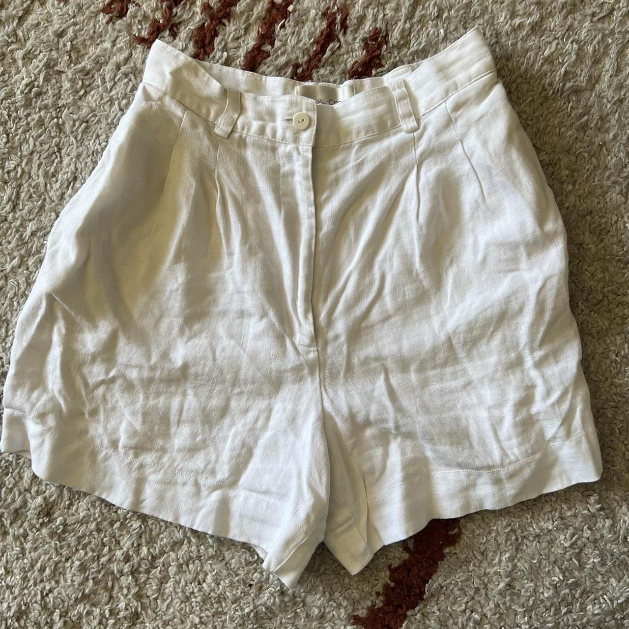 Casual Corner Women's White Shorts | Depop