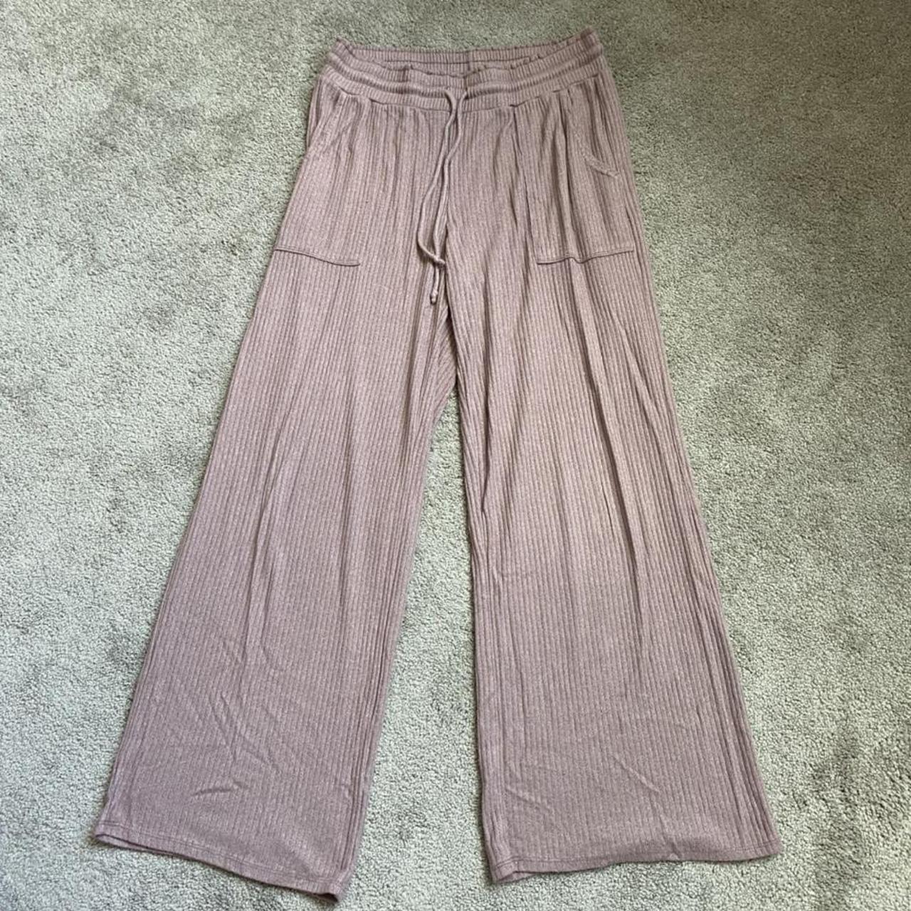 Target Women's Pink and Burgundy Joggers-tracksuits | Depop