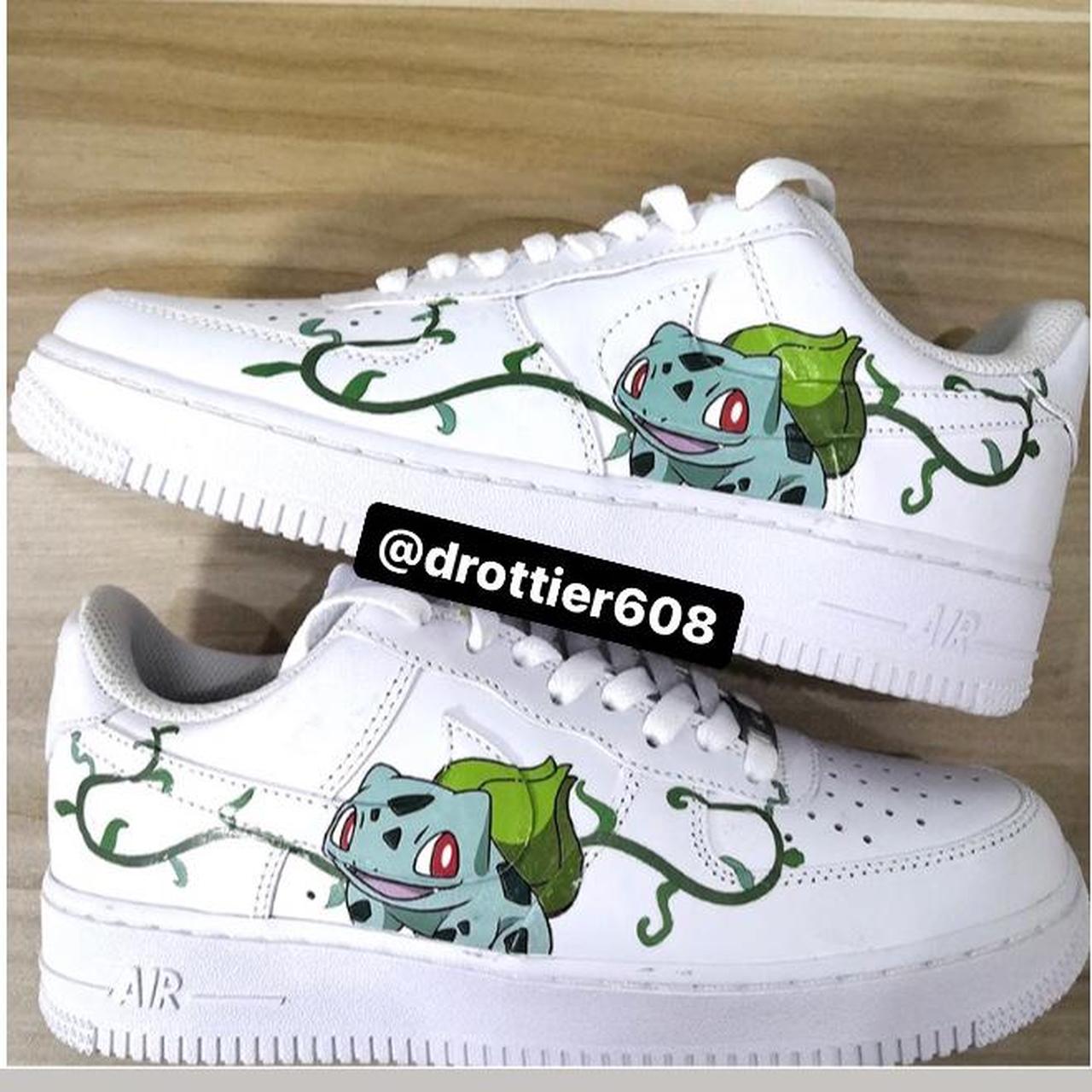 Bulbasaur Nike Air Force Pikachu Custom AF1 Anime Shoes Pokémon