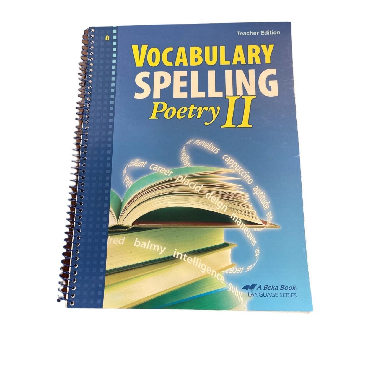 A Beka Vocabulary Spelling Poetry II Teacher Key/CD... - Depop