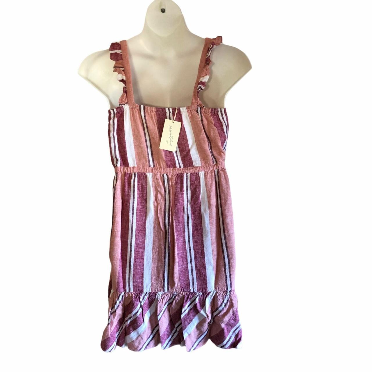 Universal Thread Boho Dress NWT Size M Pink Stripes... - Depop