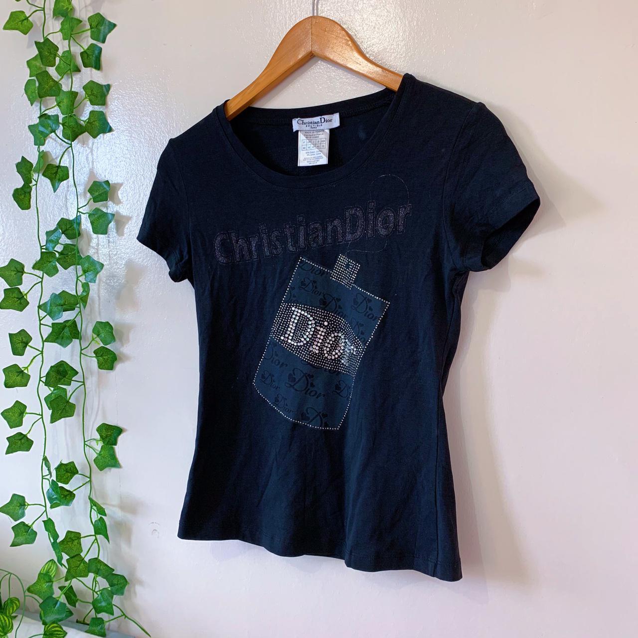【レア】Christian Dior ハートTシャツ Vintage Christian Dior Vintage 2002 Logo T-shirt Top #40 Rainbow