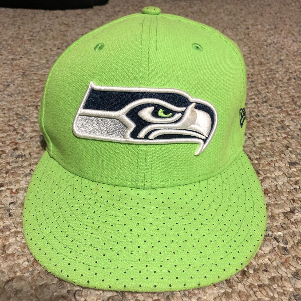 Official Seattle Seahawks New Era Snapback Hat In - Depop