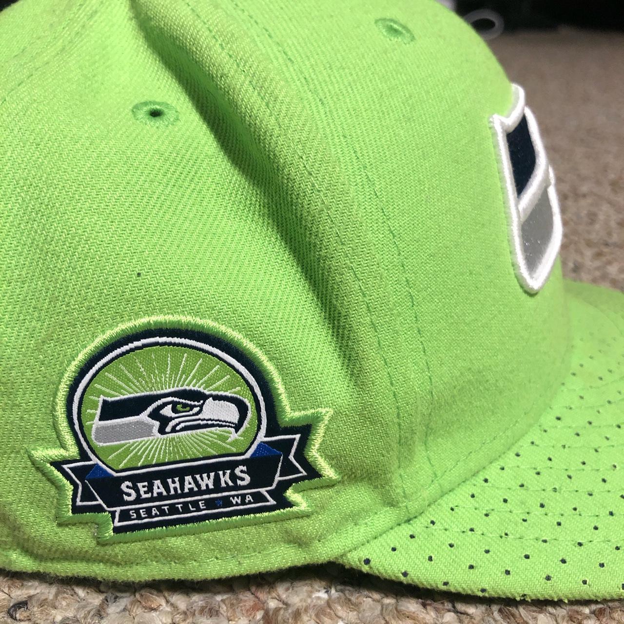 Official Seattle Seahawks New Era Snapback Hat In - Depop