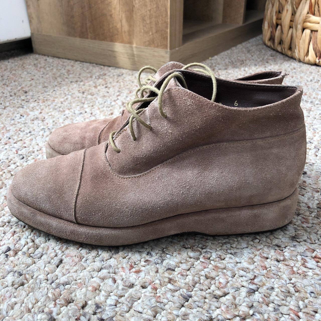 Neiman Marcus Roberto Vianni Women’s Suede and... - Depop