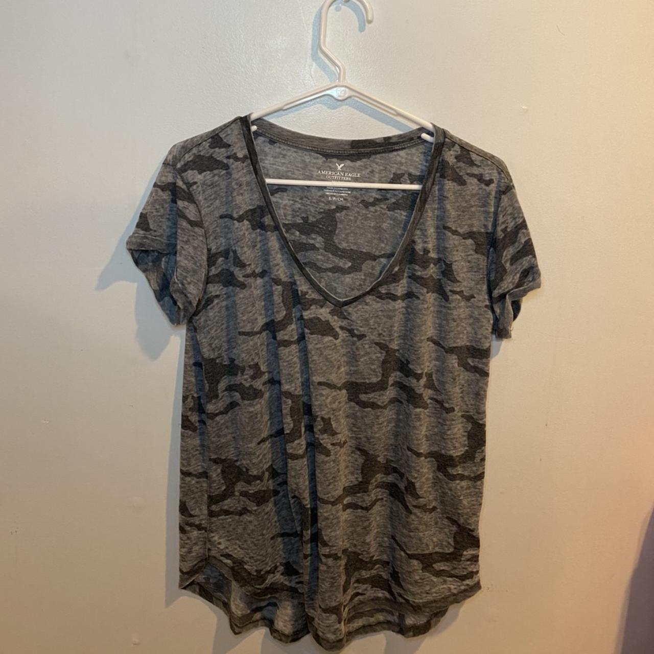 american eagle camo t shirt