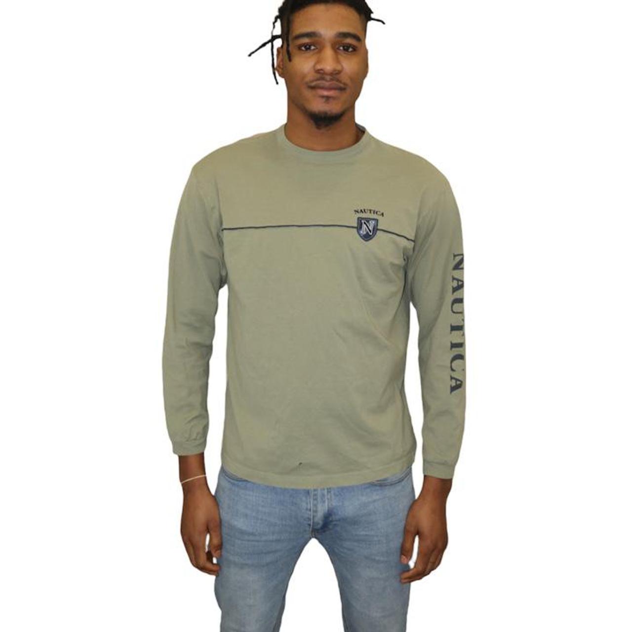 olive green nautica shirt