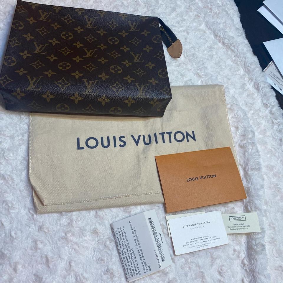 AUTHENTIC Louis Vuitton LV 26 toiletry pouch / - Depop