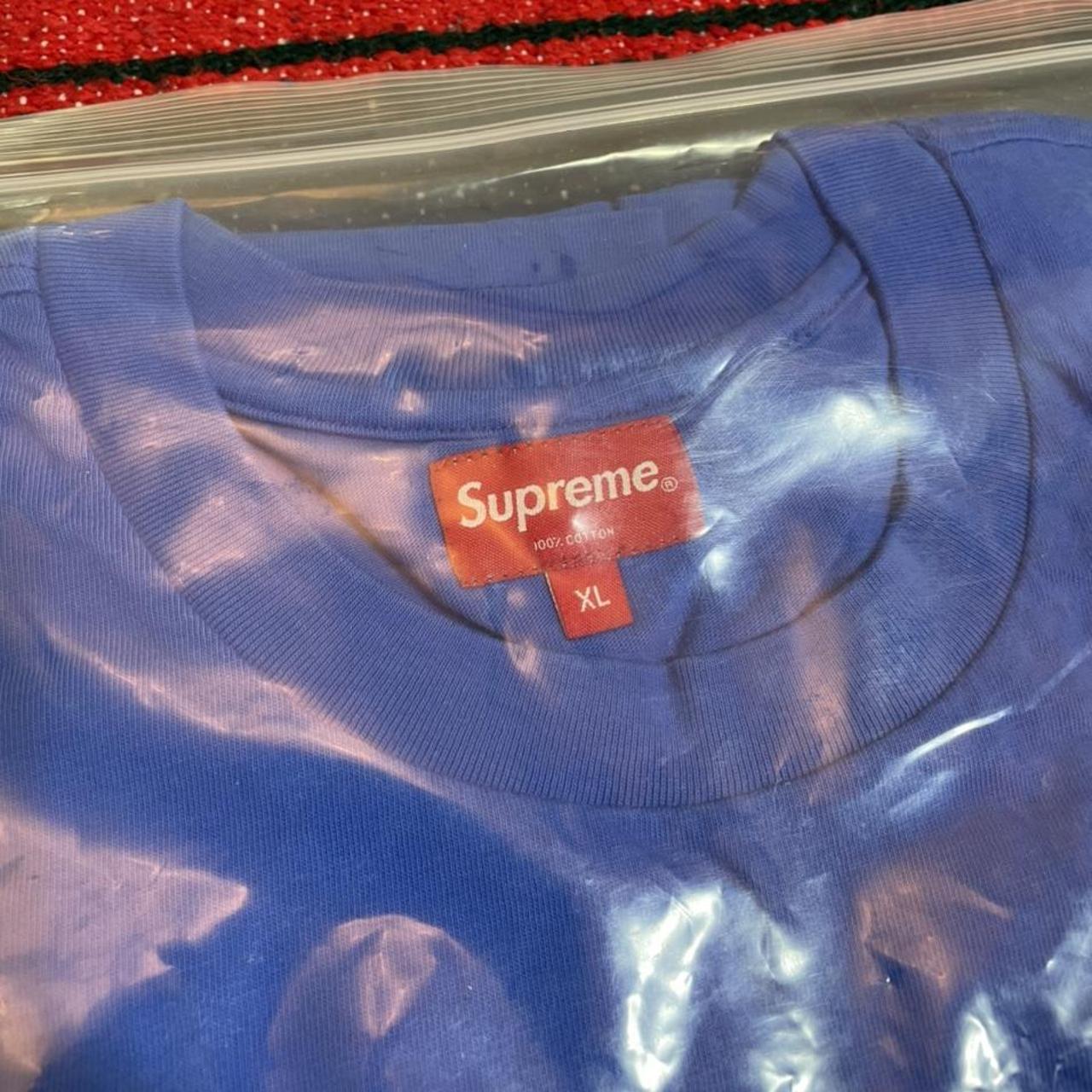 Supreme New York Arabic logo washed t shirt size Xl... - Depop