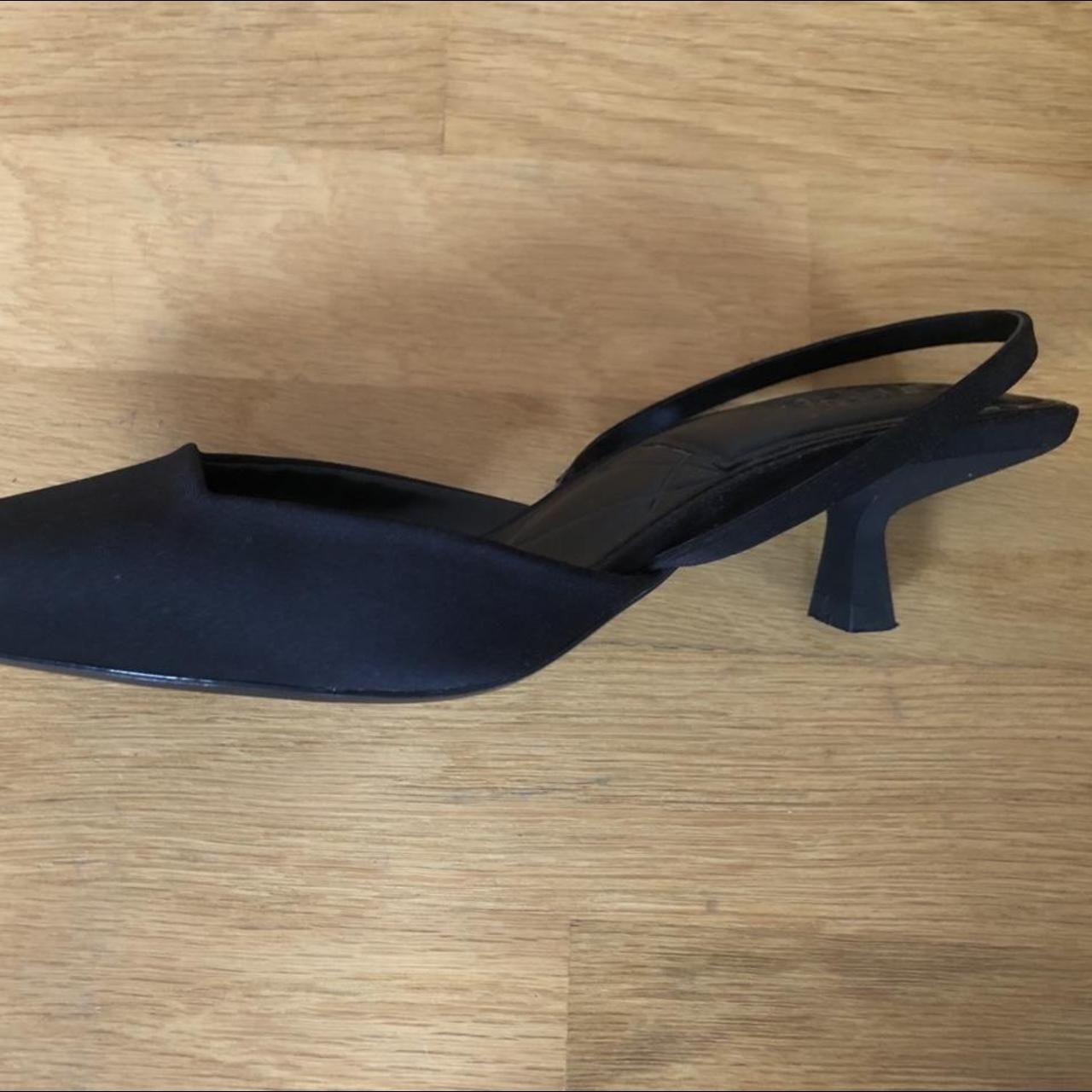 Zara Kitten Heels in slightly worn... - Depop