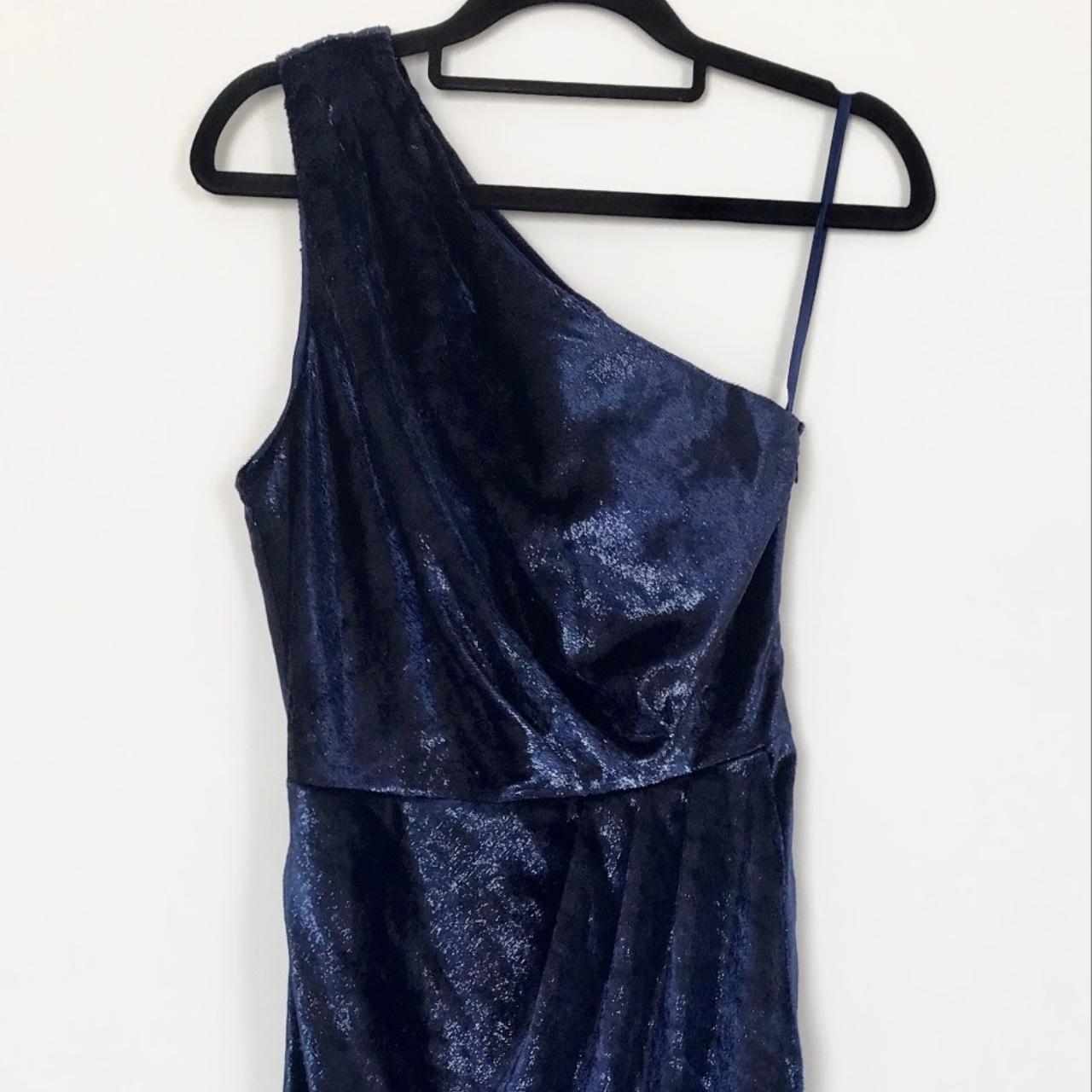 One Shoulder Ted Baker Dark Blue Dress Ted Baker Ivena Asymmetric