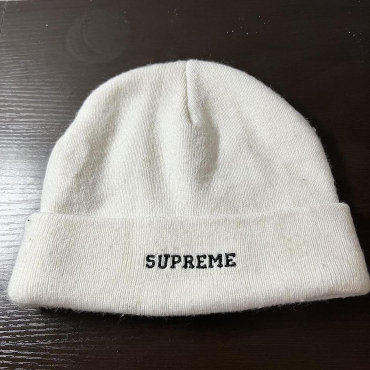 supreme x timberland beanie