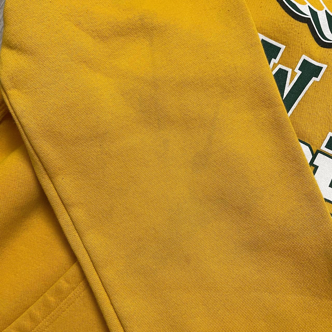 Nike Men's Yellow and Orange Hoodie Depop