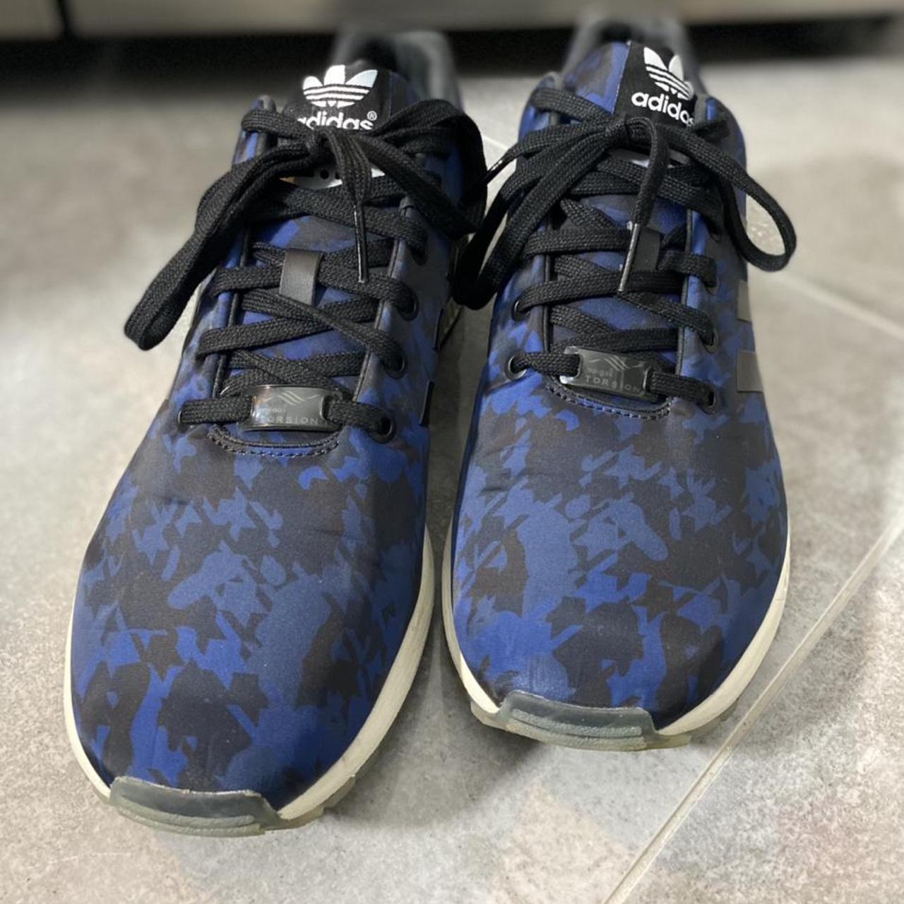 Blue camo outlet zx flux