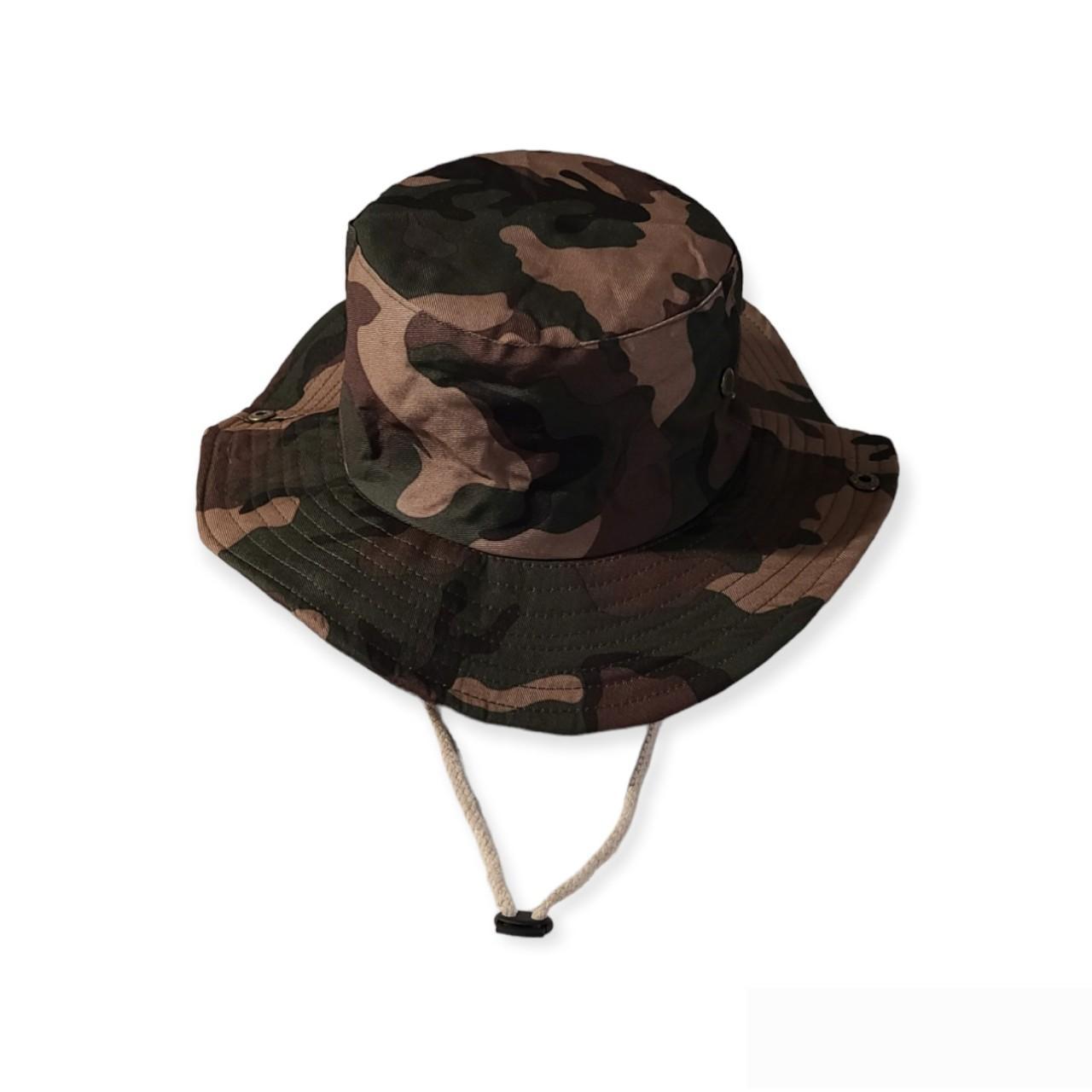 New Camouflage fishing hat one size fits all - Depop