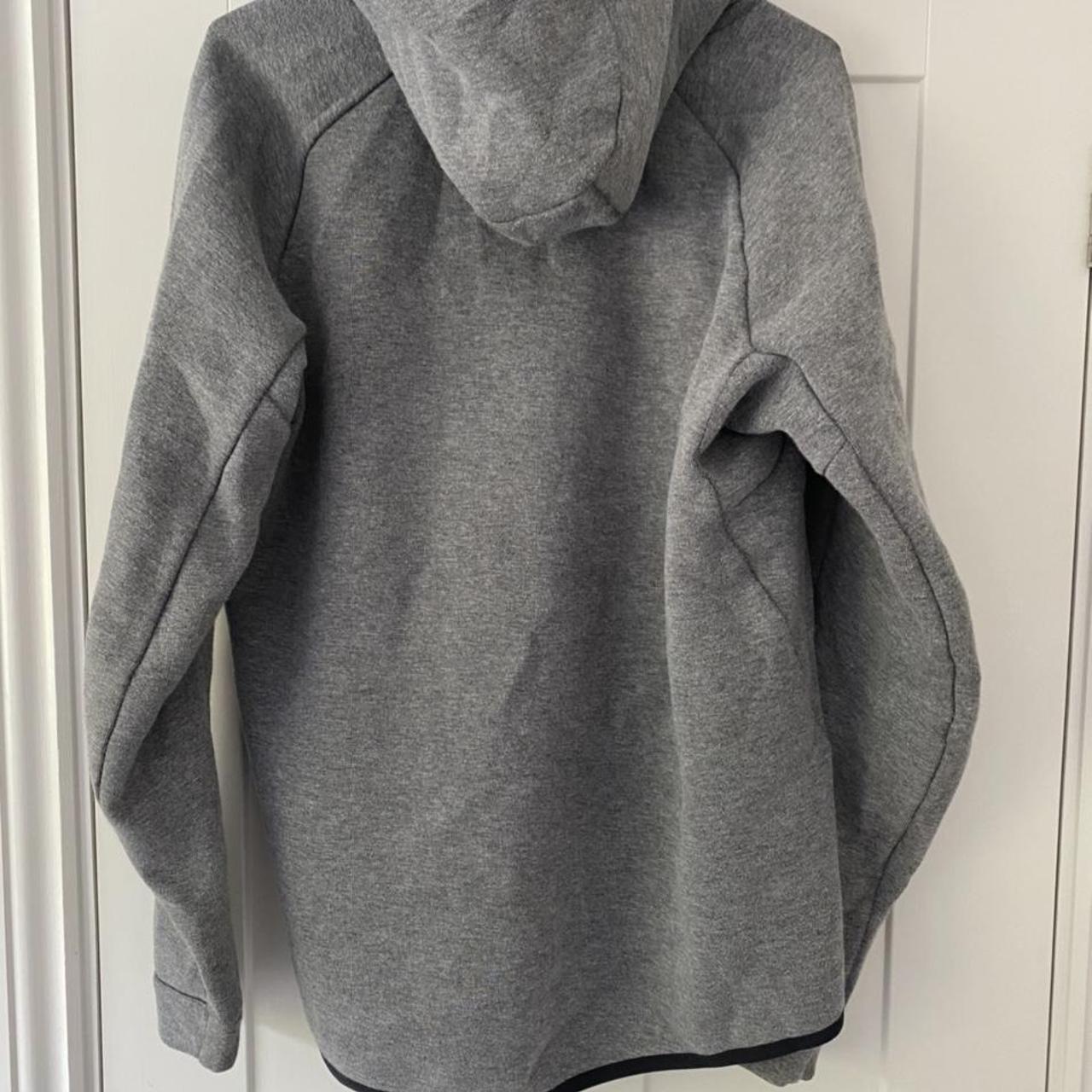 Nike Grey Zip Hoodie Only one small mark on the... - Depop