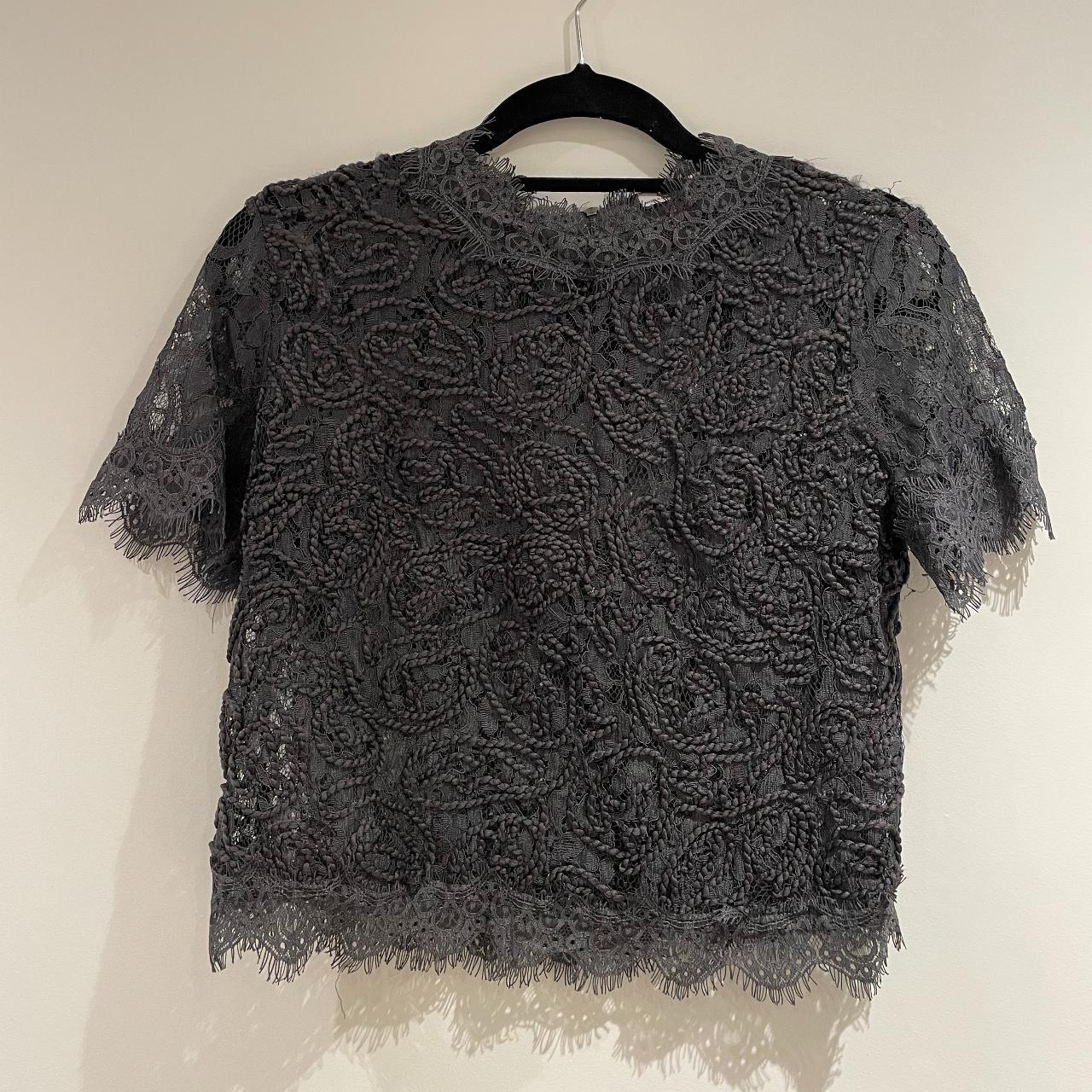 Product Image 1 - Grey Lace Shirt 

Size: M