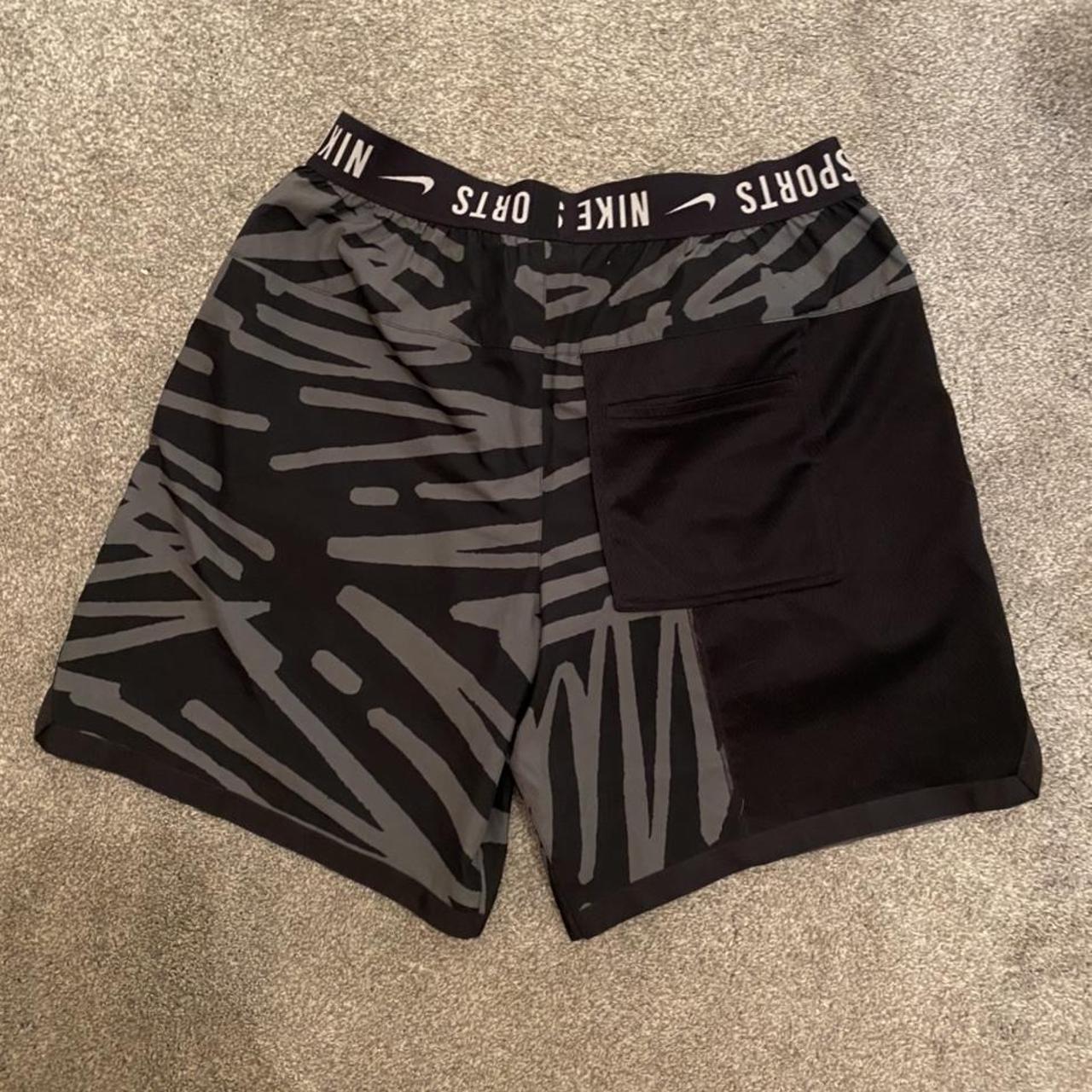 Nike Training Shorts. Sick Texture design on these.... - Depop