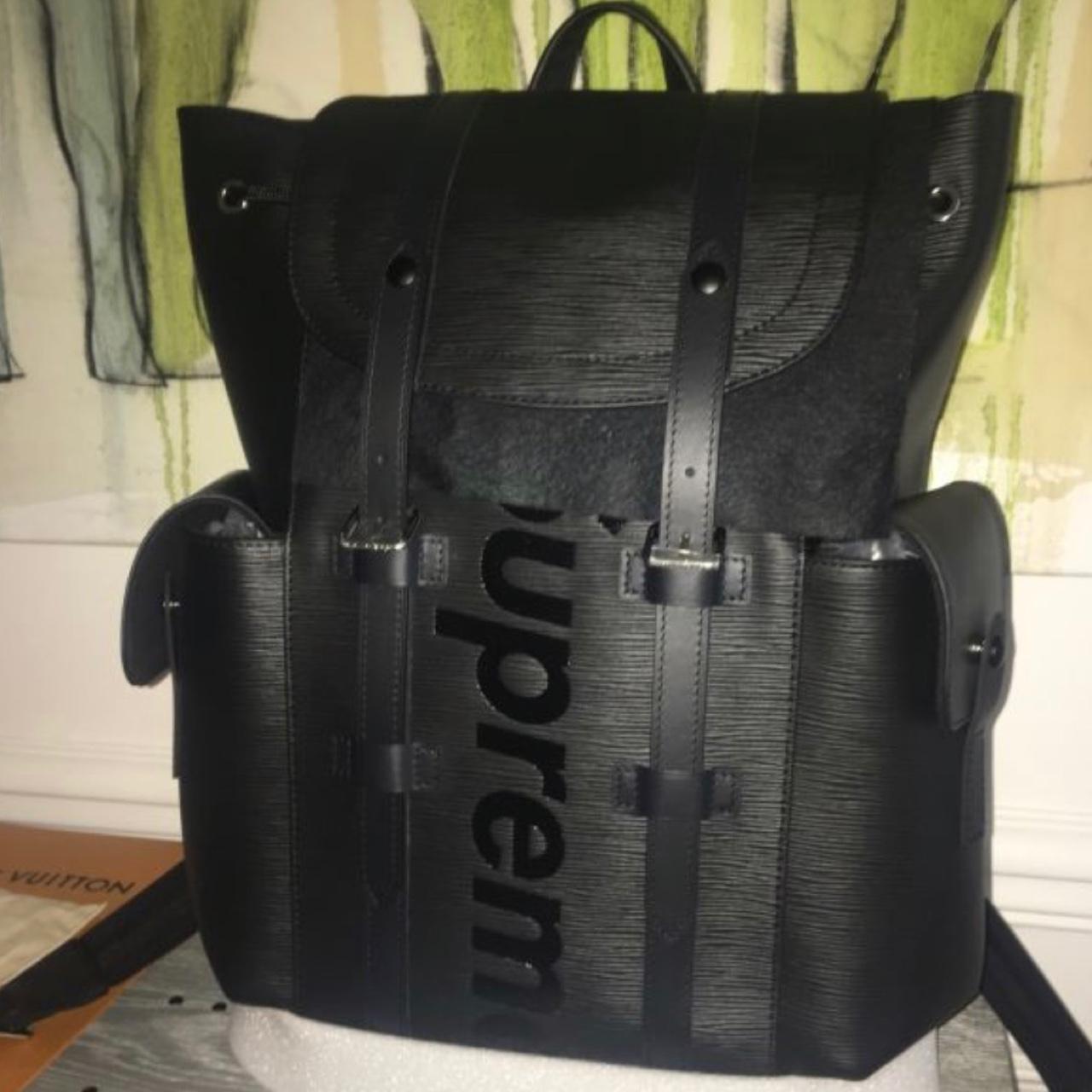 Supreme louis vuitton outlet black backpack