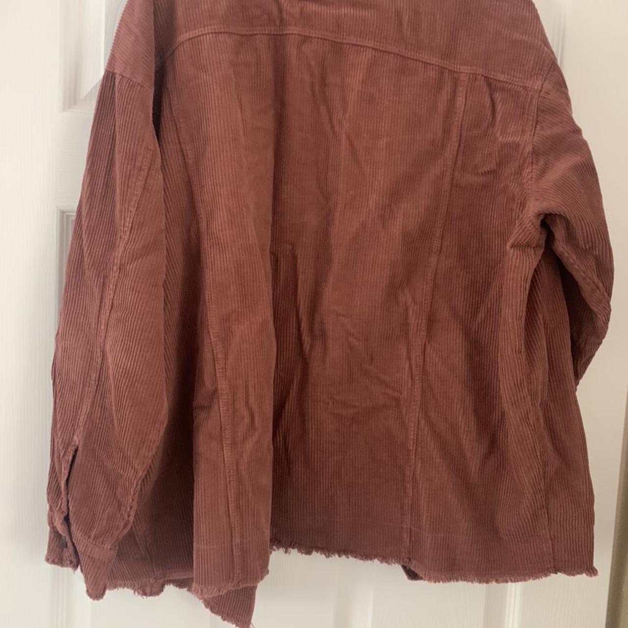 zara pink cord jacket