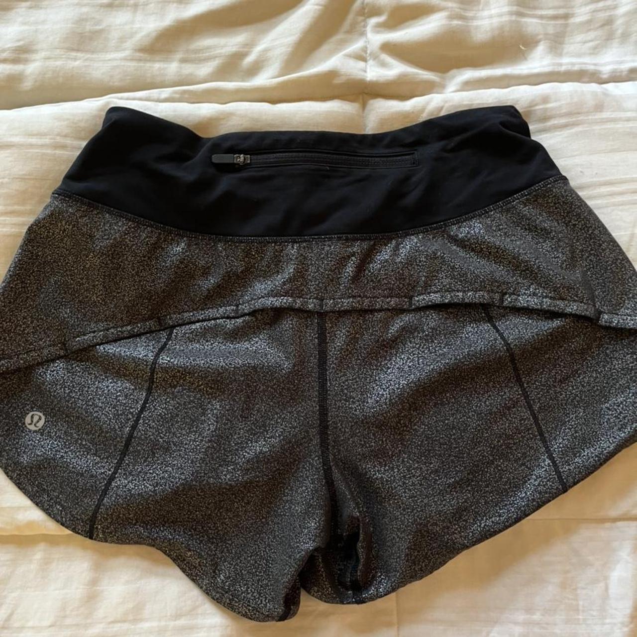 metallic lululemon shorts