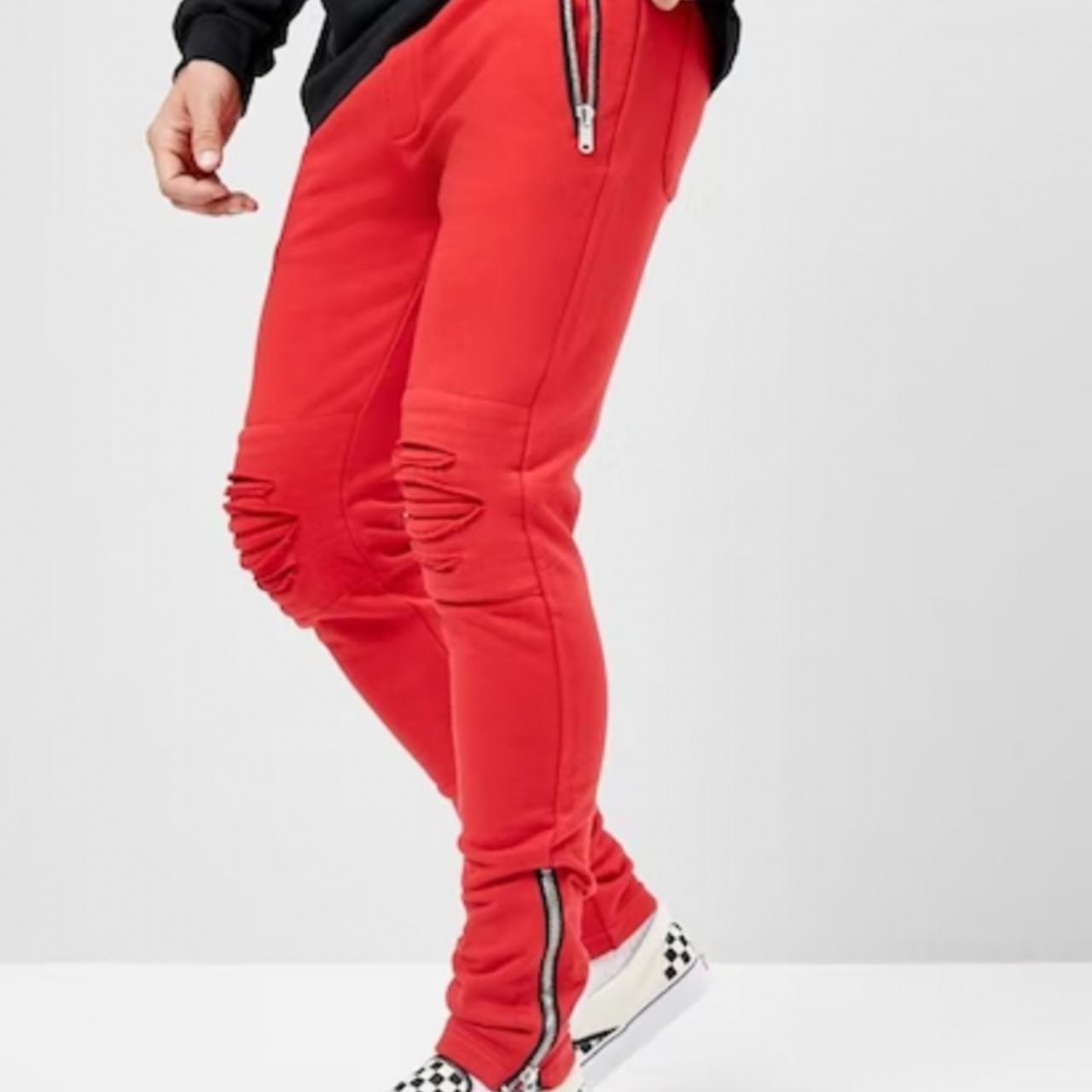 Forever 21 red store joggers