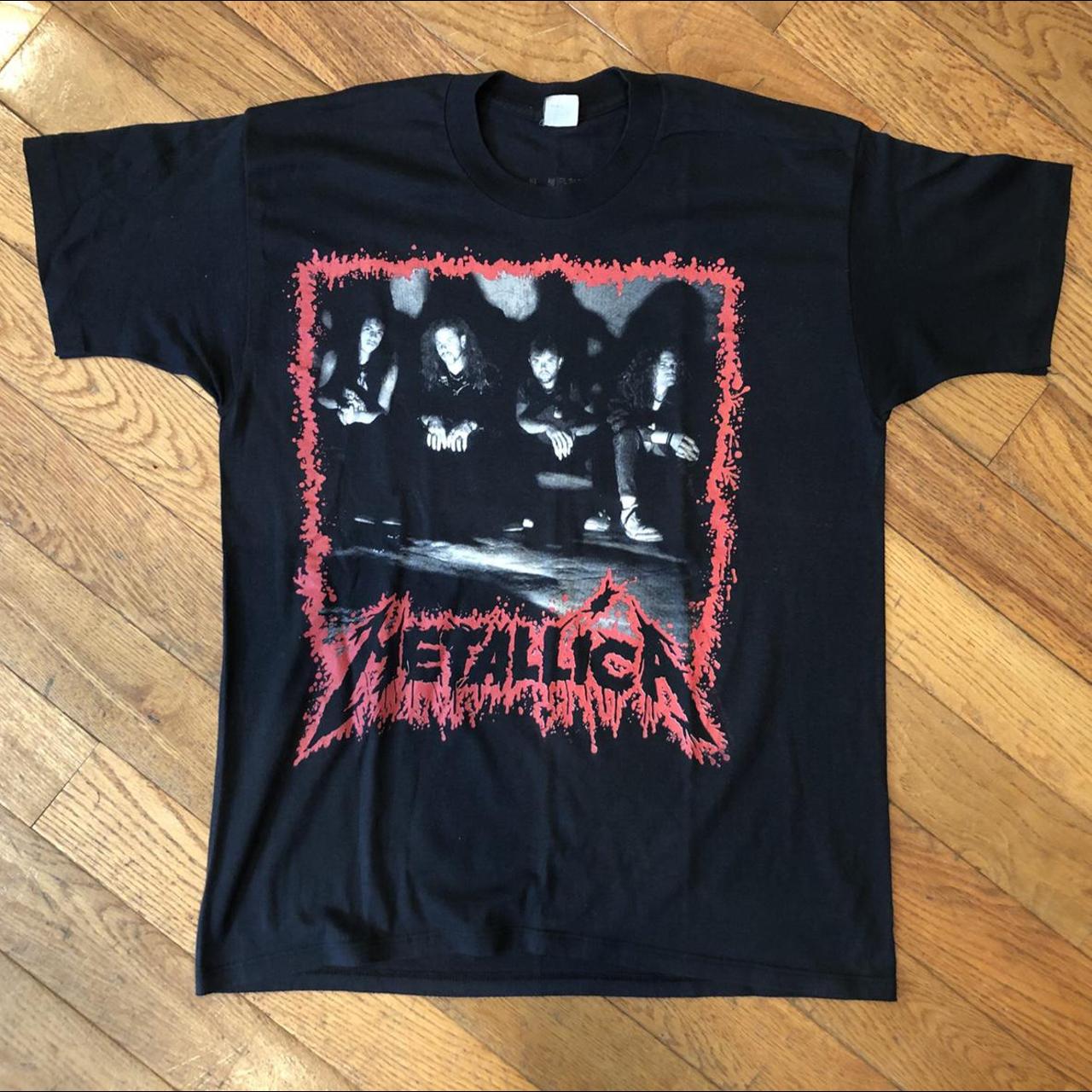 1993 Metallica tour shirt RARE LARGE - Depop