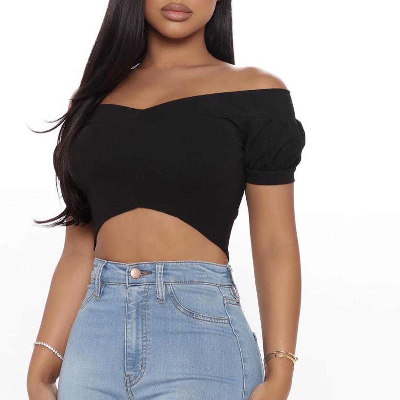 Fashion Nova Women's Crop-top | Depop