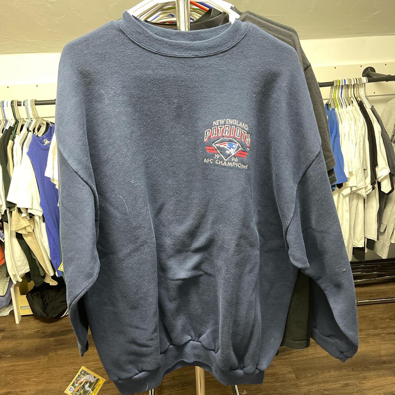 Vintage New England patriots Crewneck Cut tag Fits - Depop