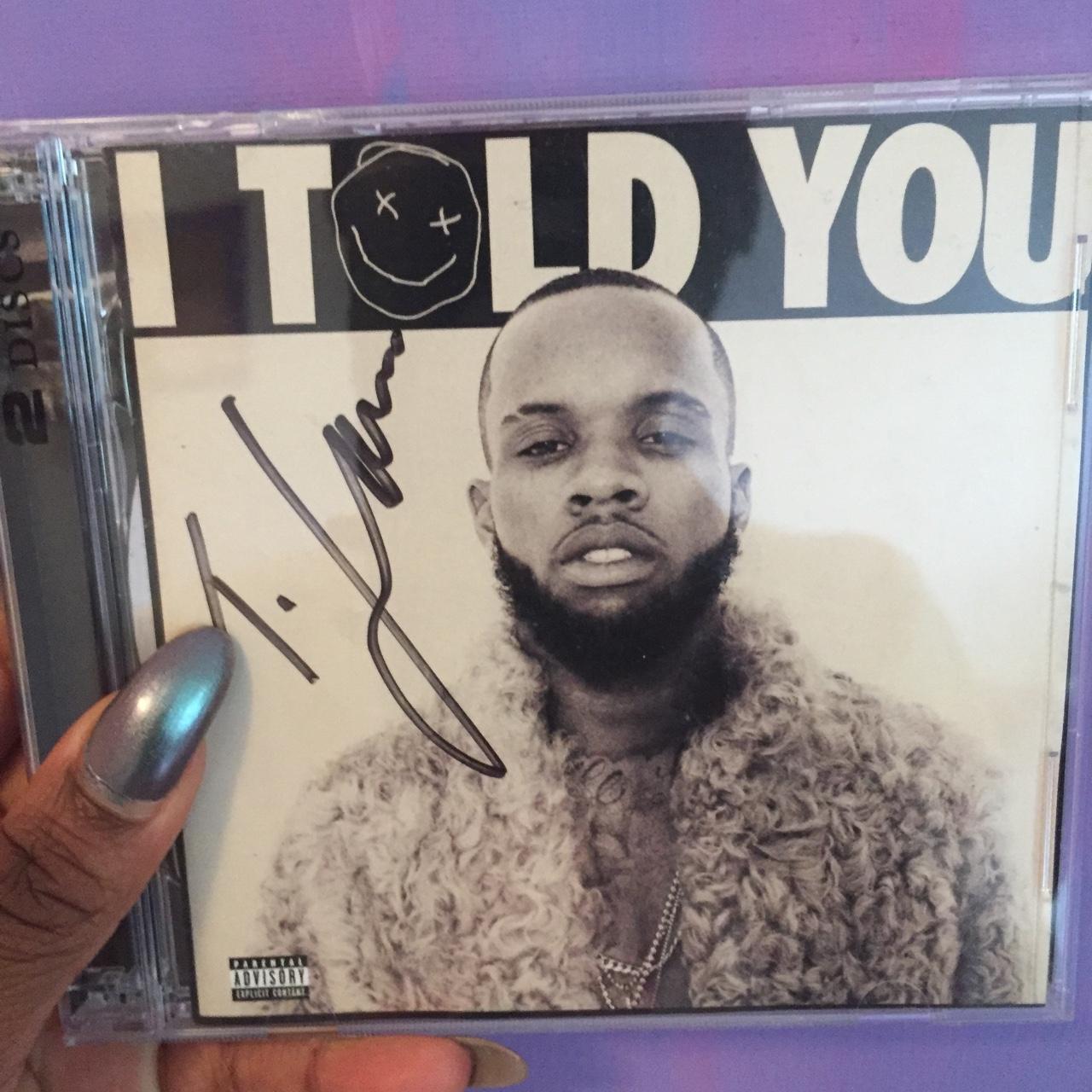 Tory lanez signed I told you album!!!! If you love...