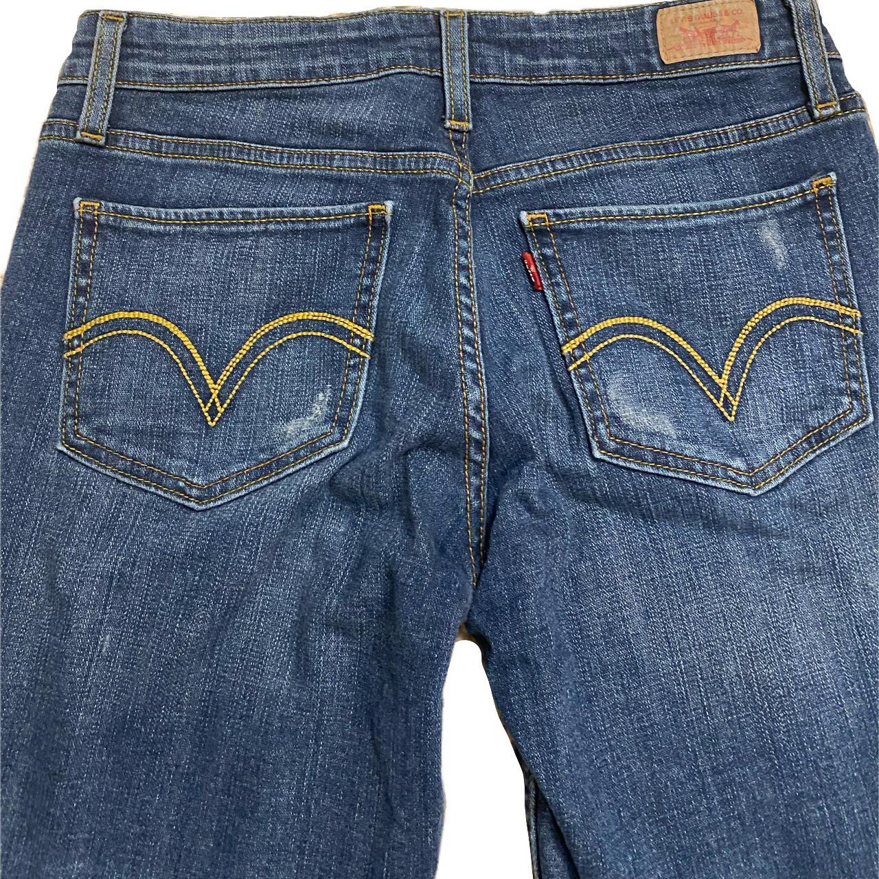 Levi's vintage 518 superlow rise flare y2k denim... - Depop