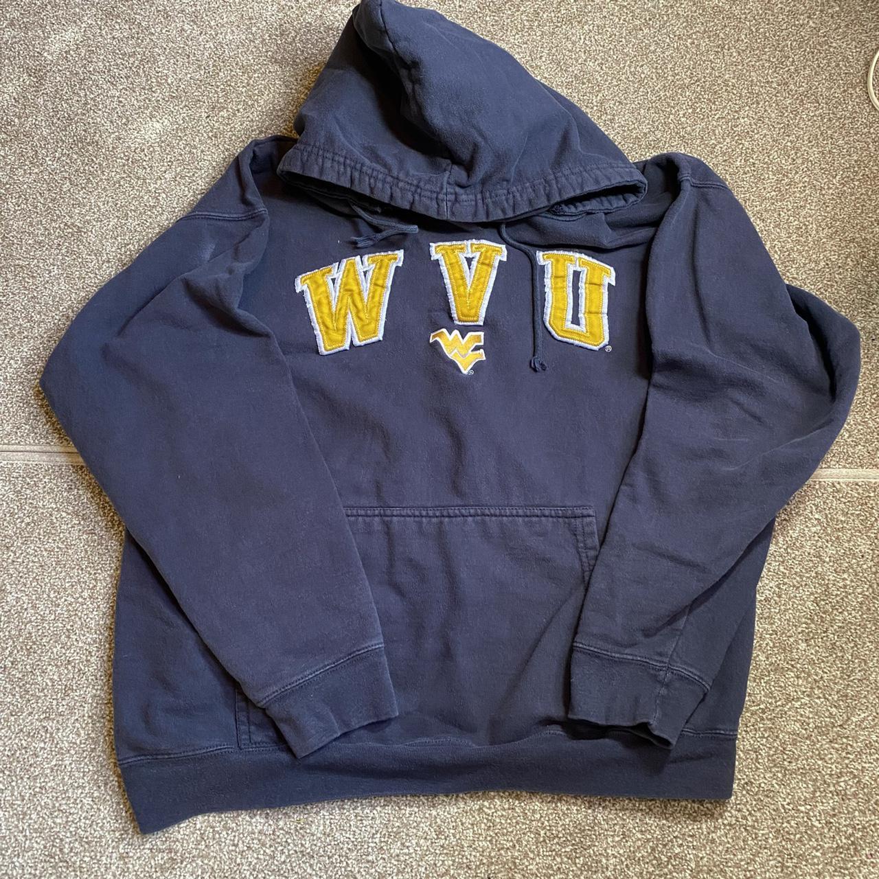 West Virginia university hoodie size large #wvu... - Depop