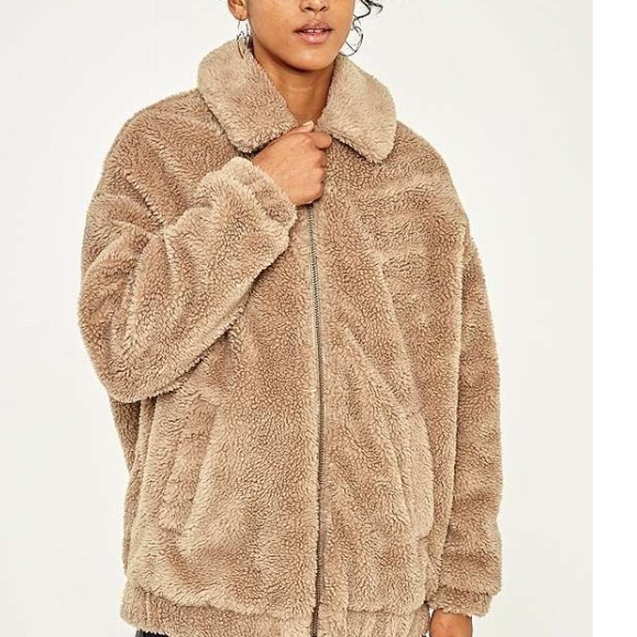 urban outfitters teddy bear coat