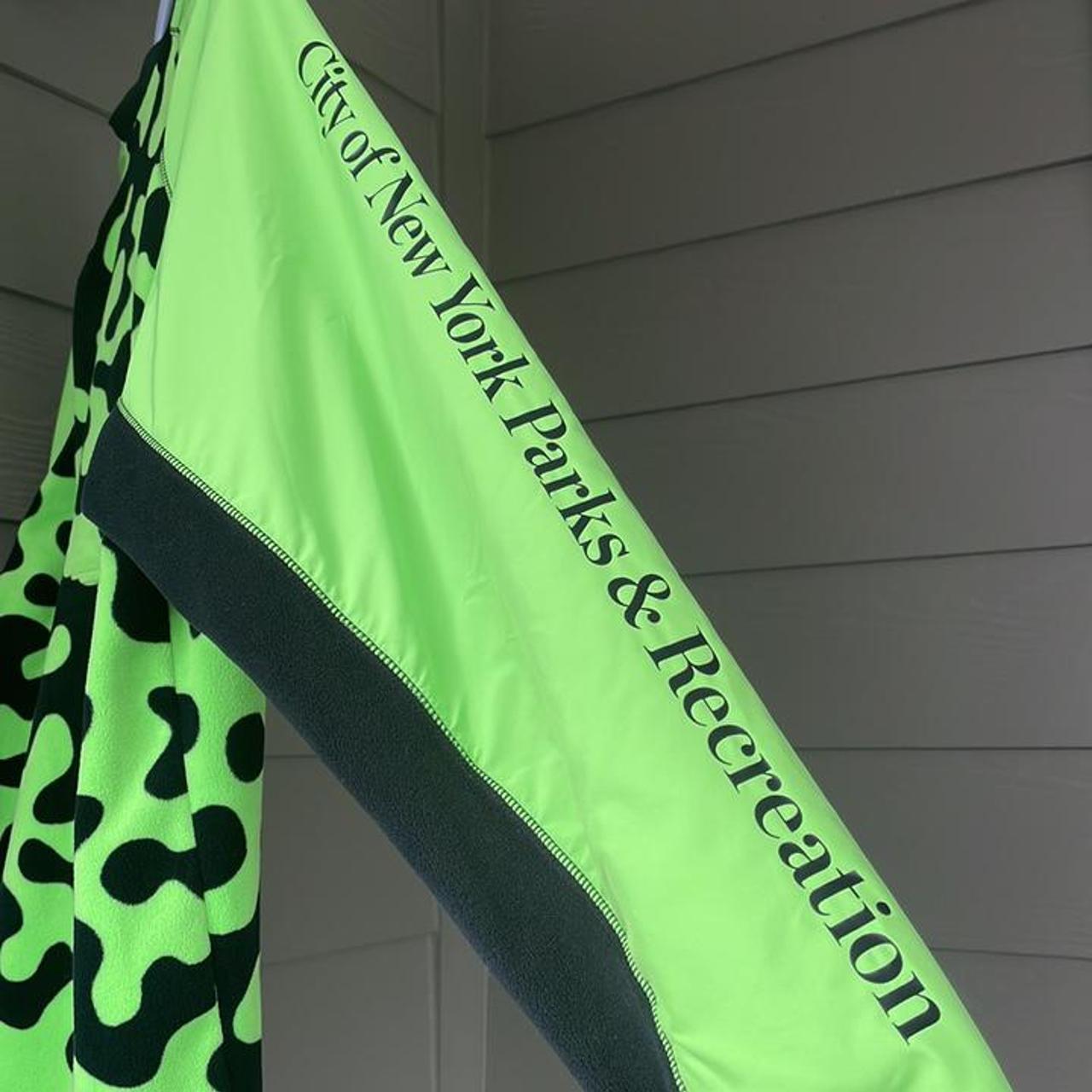 Nike Sportswear NYC Parks 1/2Zip Top Lime... Depop