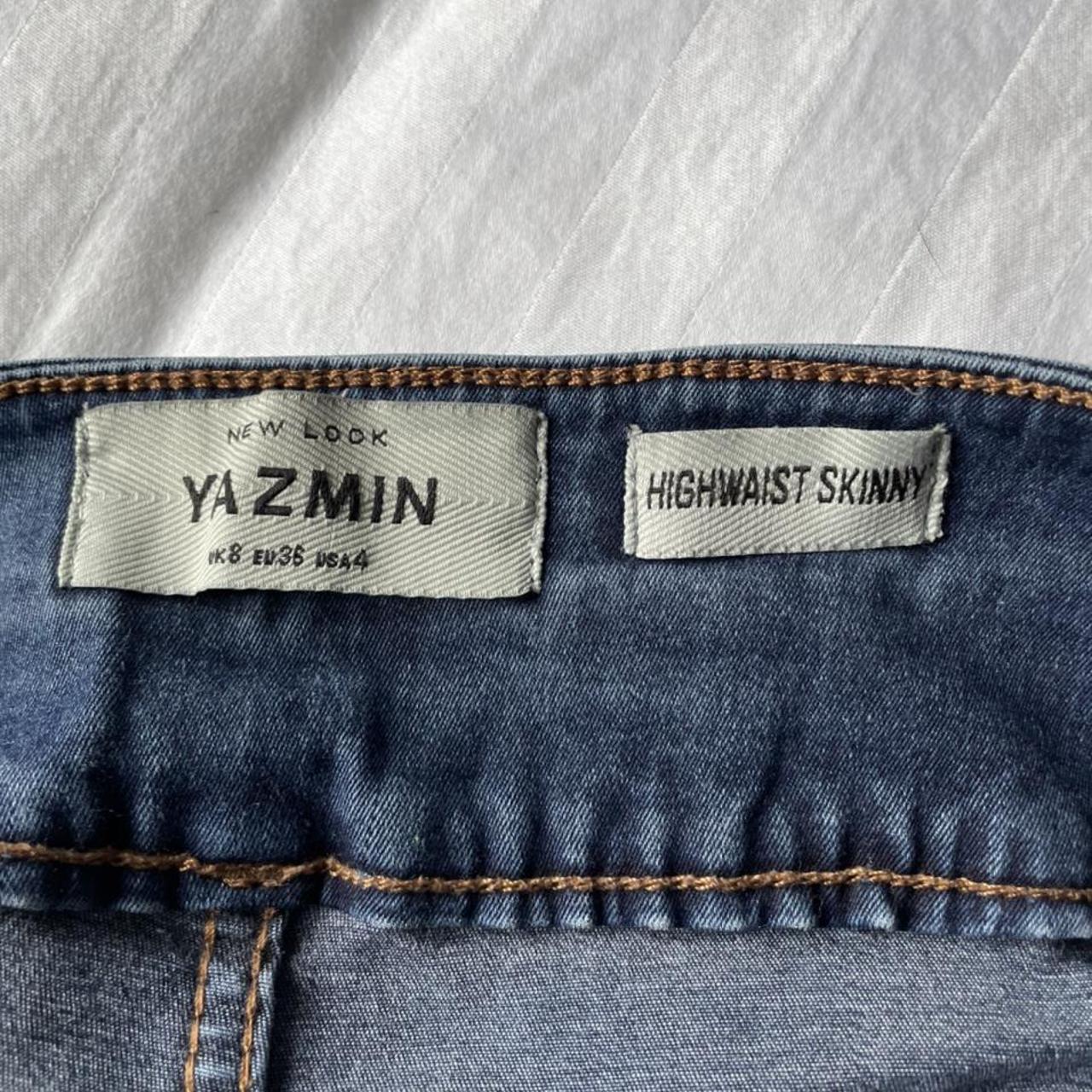 New look - Yazmin high waisted skinny jeans size 8