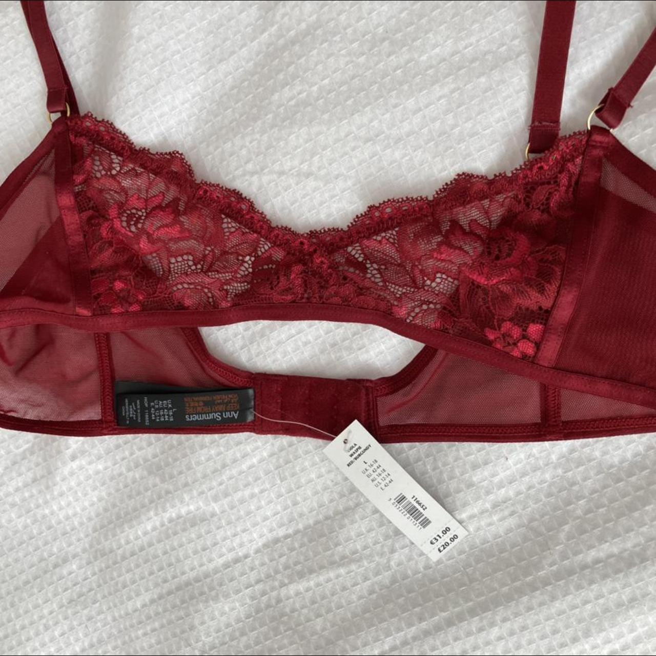 Ann Summers Women's Burgundy and Red Underwear | Depop