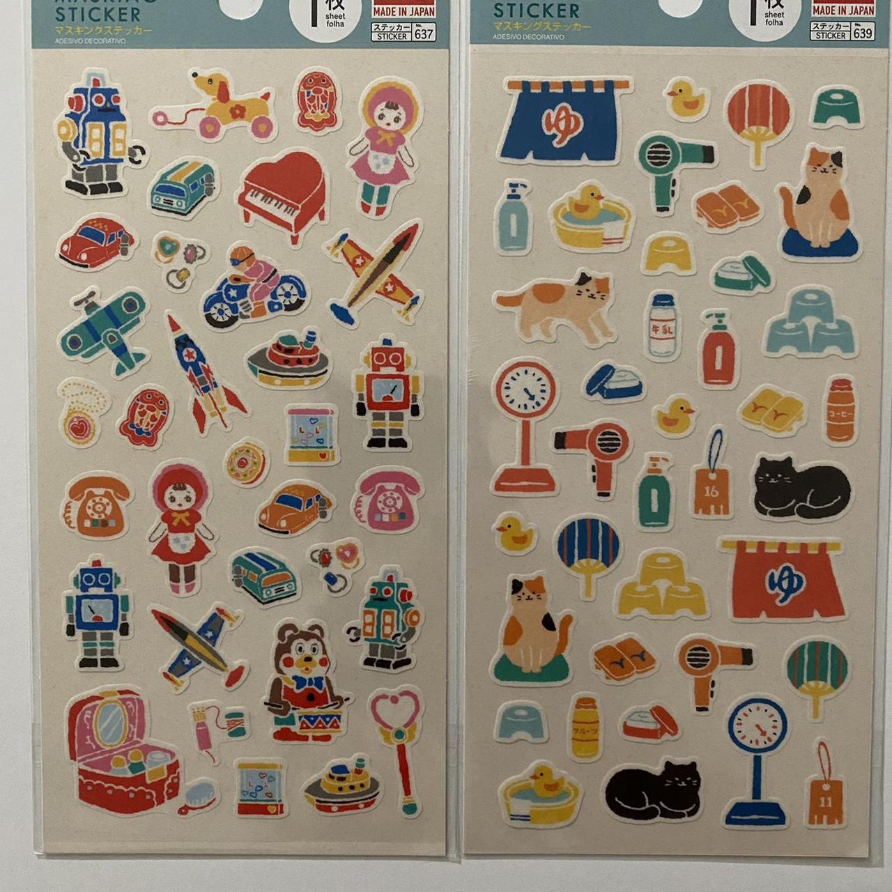 Retro Style Japanese Stickers