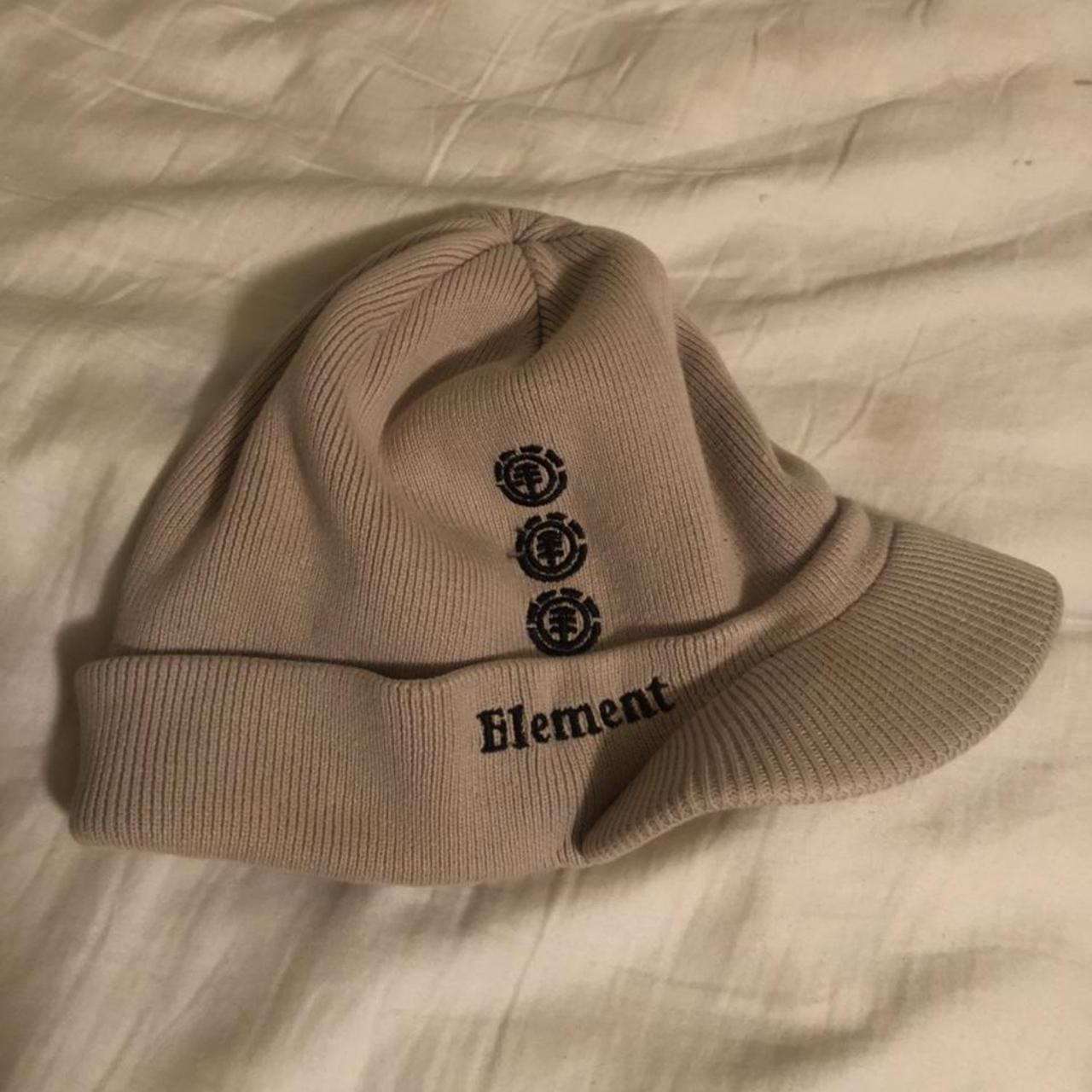 Vintage Element skateboards visor beanie,