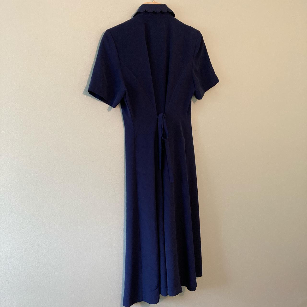 6397 Women's Blue and Navy Dress (2)