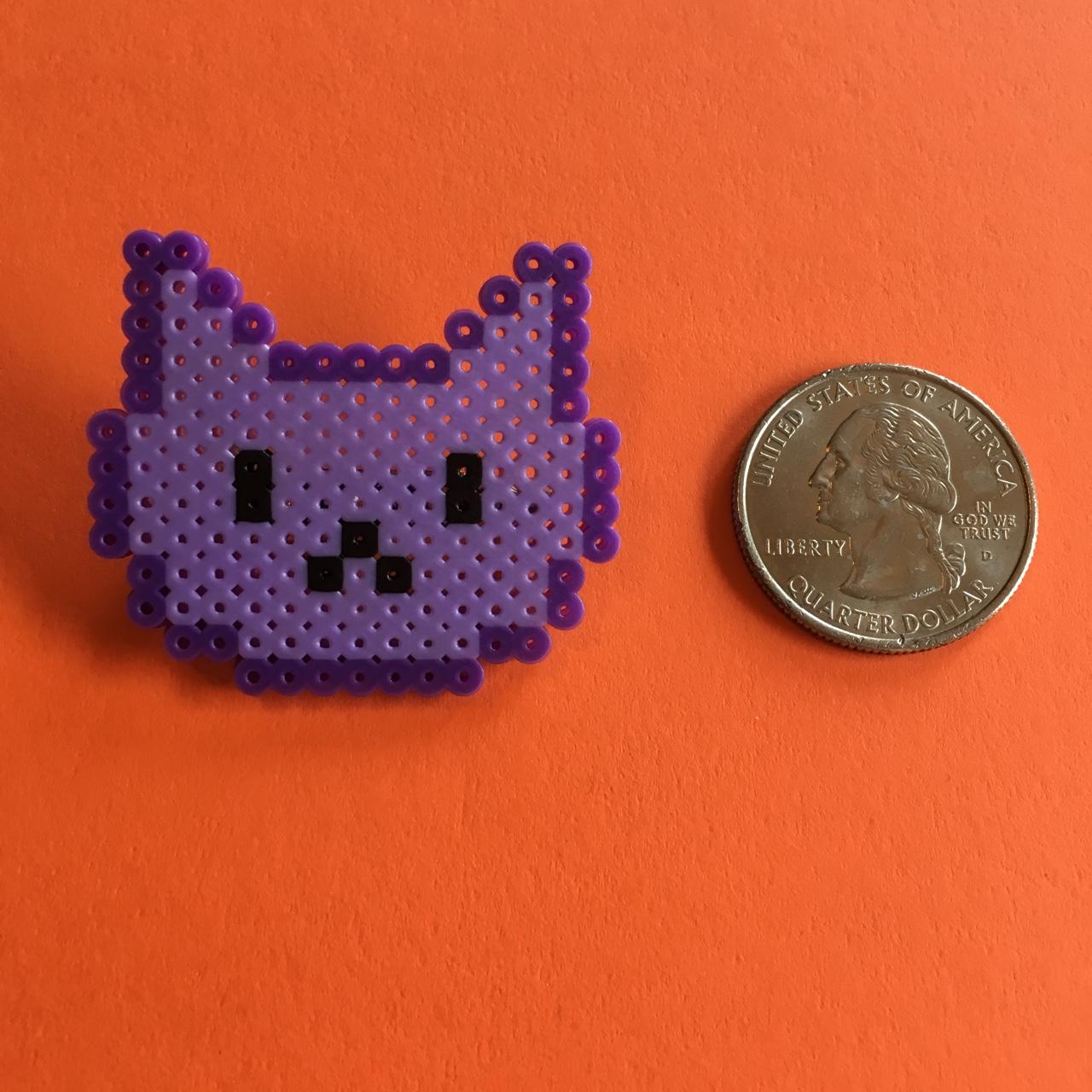 Small Perler Bead Cat Perler Beads Art Cat Keychain