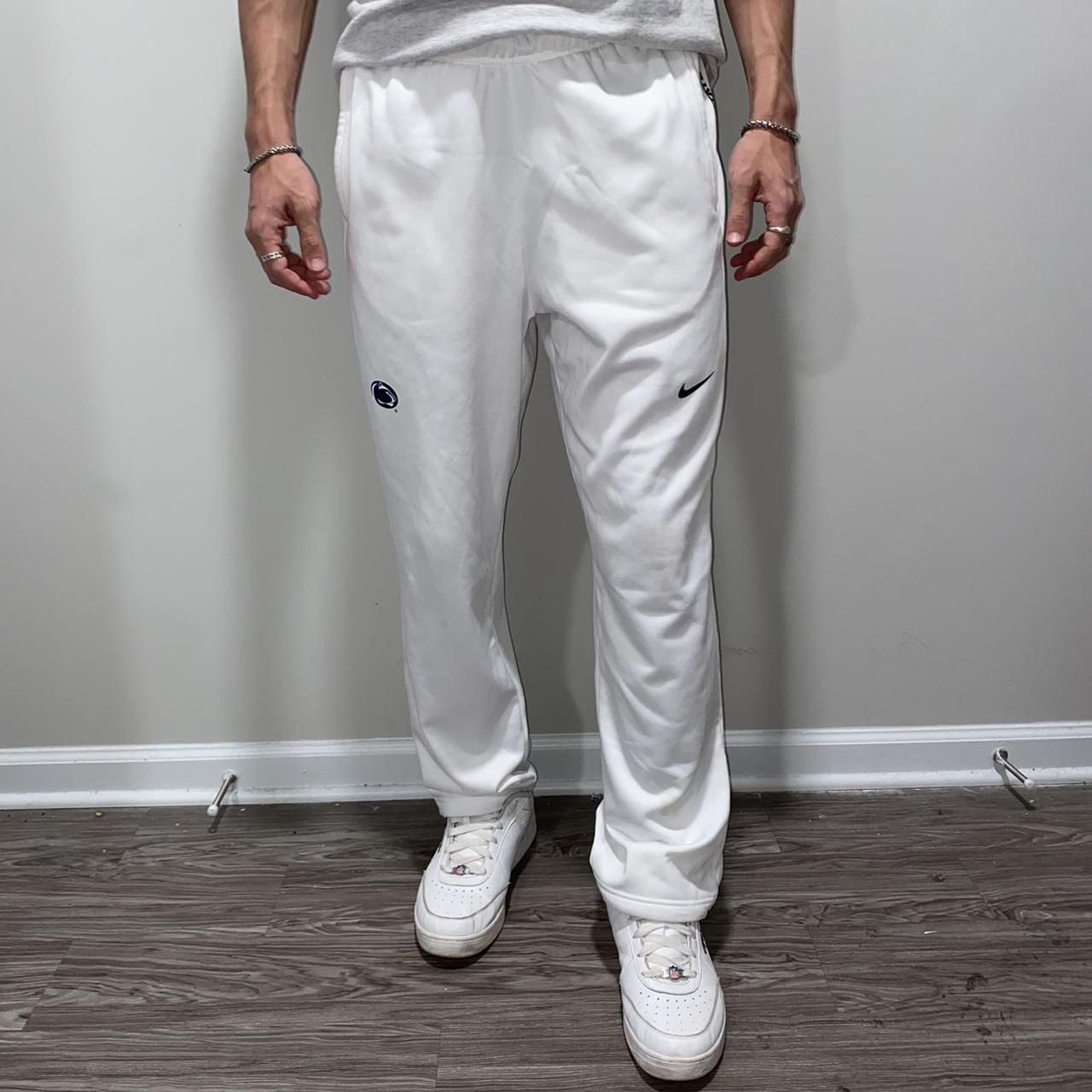 Nike Penn State White Sweatpants M fits like a large Depop